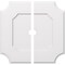 Ekena Millwork Locke Architectural Grade PVC Ceiling Medallion, 34"OD x 3"ID x 20 1/4"C x 1"P, Two-Piece CMP34LE2-03000 - alternate 1